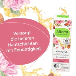 Alterra NATURKOSMETIK Körperöl Bio-Pfingstrose & Bio-Mandel -Mandarina Duck Fragrances-Shop MAM 8397331 SHOP IMAGE 1.4
