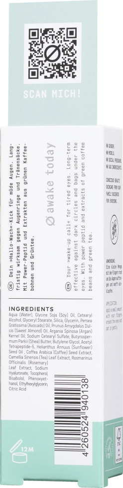 Nø Awake Today Augencreme -Mandarina Duck Fragrances-Shop MAM 8400075 SHOP IMAGE 1.4