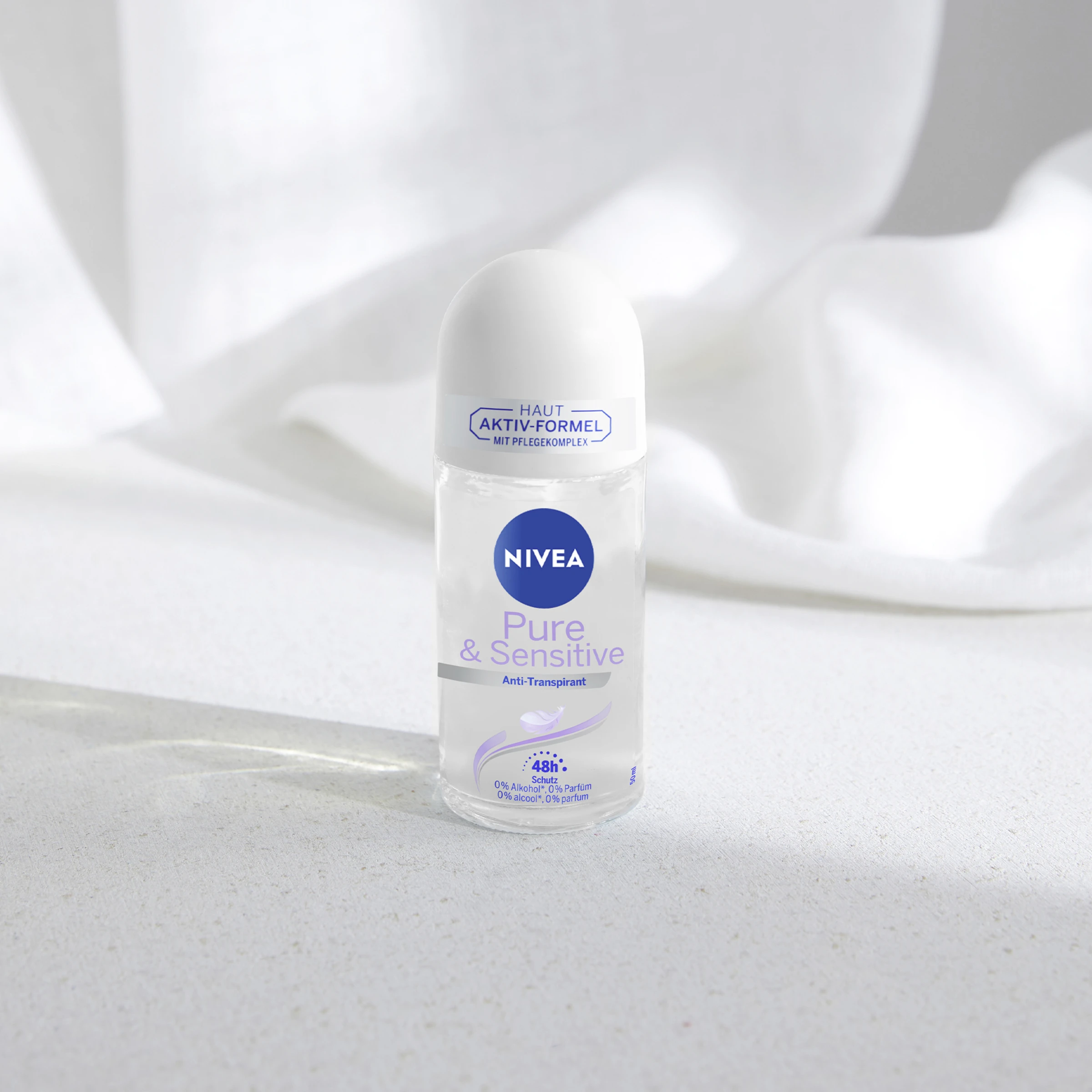 NIVEA Anti-Transpirant Roll-on Pure & Sensitive 7 NIVEA Anti-Transpirant Roll-on Pure & Sensitive – Bild 5