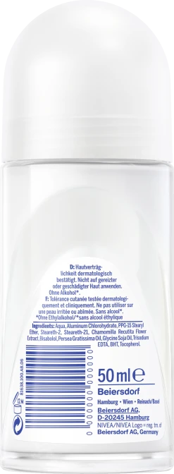 NIVEA Anti-Transpirant Roll-on Pure & Sensitive 8 NIVEA Anti-Transpirant Roll-on Pure & Sensitive -Mandarina Duck Fragrances-Shop MAM 8419555 SHOP IMAGE 1.4