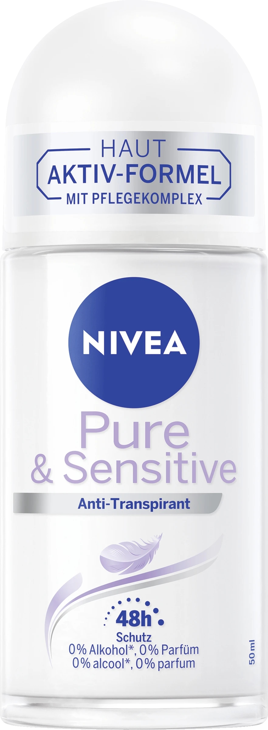 NIVEA Anti-Transpirant Roll-on Pure & Sensitive 3 NIVEA Anti-Transpirant Roll-on Pure & Sensitive