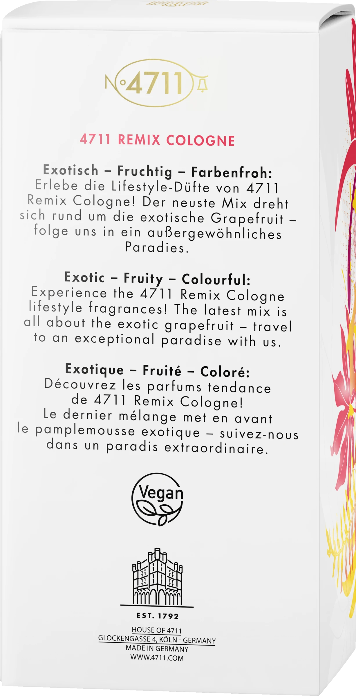 No. 4711 Remix 2022 Cologne Grapefruit, EdC 100 Ml 5 No. 4711 Remix 2022 Cologne Grapefruit, EdC 100 Ml – Bild 3