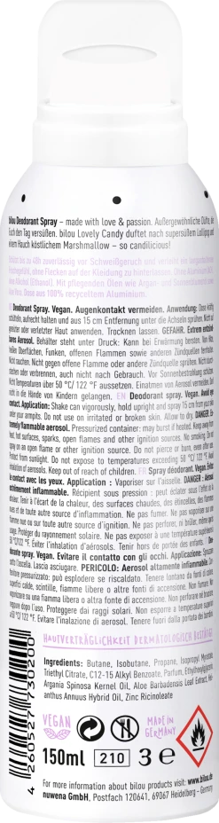 Bilou Deodorant Spray Lovely Candy -Mandarina Duck Fragrances-Shop MAM 8484399 SHOP IMAGE 1.6