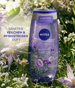 NIVEA Pflegedusche Miracle GARDEN V Eilchen & Pfingstrosen Duft -Mandarina Duck Fragrances-Shop MAM 8543422 SHOP IMAGE 1.4