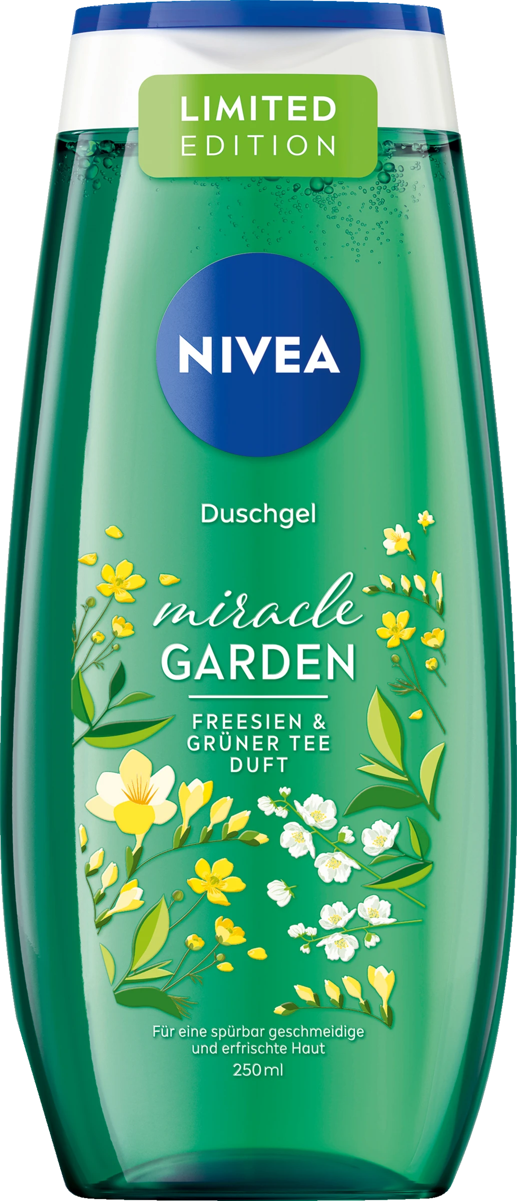 NIVEA Pflegedusche Miracle GARDEN Freesien & Grüner Tee Duft 3 NIVEA Pflegedusche Miracle GARDEN Freesien & Grüner Tee Duft