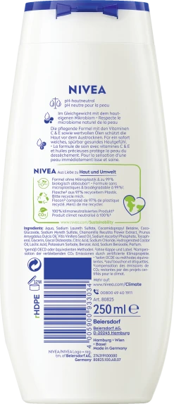 NIVEA Pflegedusche Creme Sensitive -Mandarina Duck Fragrances-Shop MAM 8543448 SHOP IMAGE 1.4
