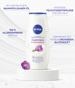 NIVEA Pflegedusche Cashmere & Cottonseed Oil 11 NIVEA Pflegedusche Cashmere & Cottonseed Oil -Mandarina Duck Fragrances-Shop MAM 8543468 SHOP IMAGE 1.4