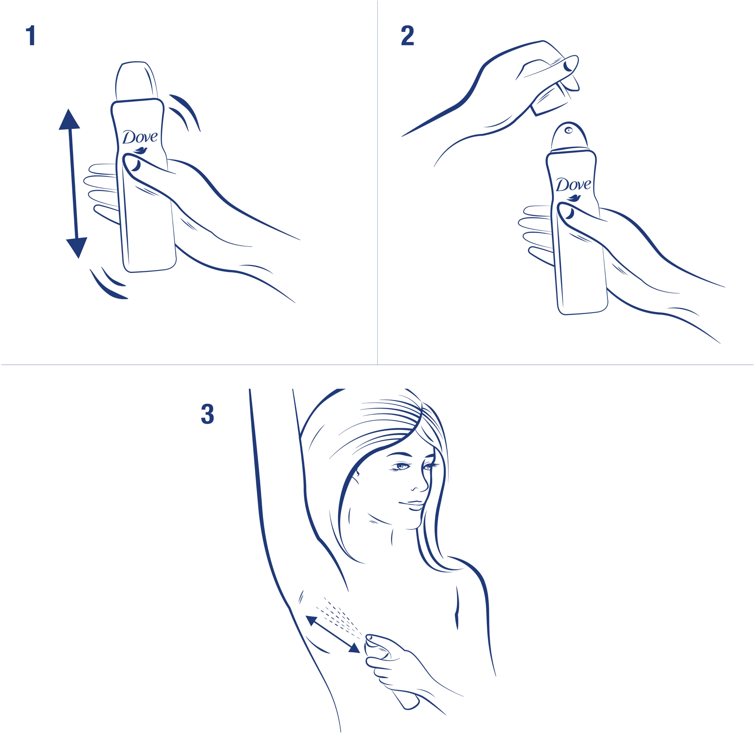 DOVE Deo Spray Mit Citrus- Und Pfirsichduft Und Pflegendem Zink-Komplex 6 DOVE Deo Spray Mit Citrus- Und Pfirsichduft Und Pflegendem Zink-Komplex – Bild 4