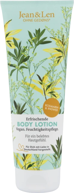Jean&Len Erfrischende Body Lotion Rosmarin & Ingwer