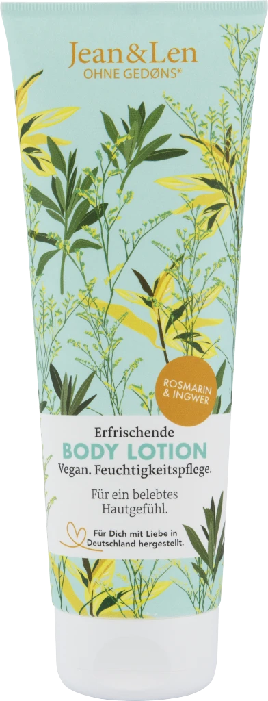 Jean&Len Erfrischende Body Lotion Rosmarin & Ingwer 3 Jean&Len Erfrischende Body Lotion Rosmarin & Ingwer