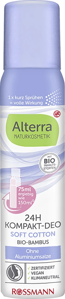 Alterra NATURKOSMETIK 24H Kompakt-Deo Soft Cotton