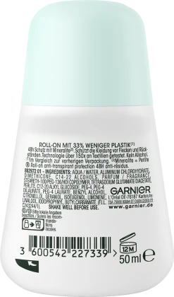 Garnier Mineral Invisible Black, White & Colors Roll-on Anti-Transpirant -Mandarina Duck Fragrances-Shop MAM 8560737 SHOP IMAGE 1.4