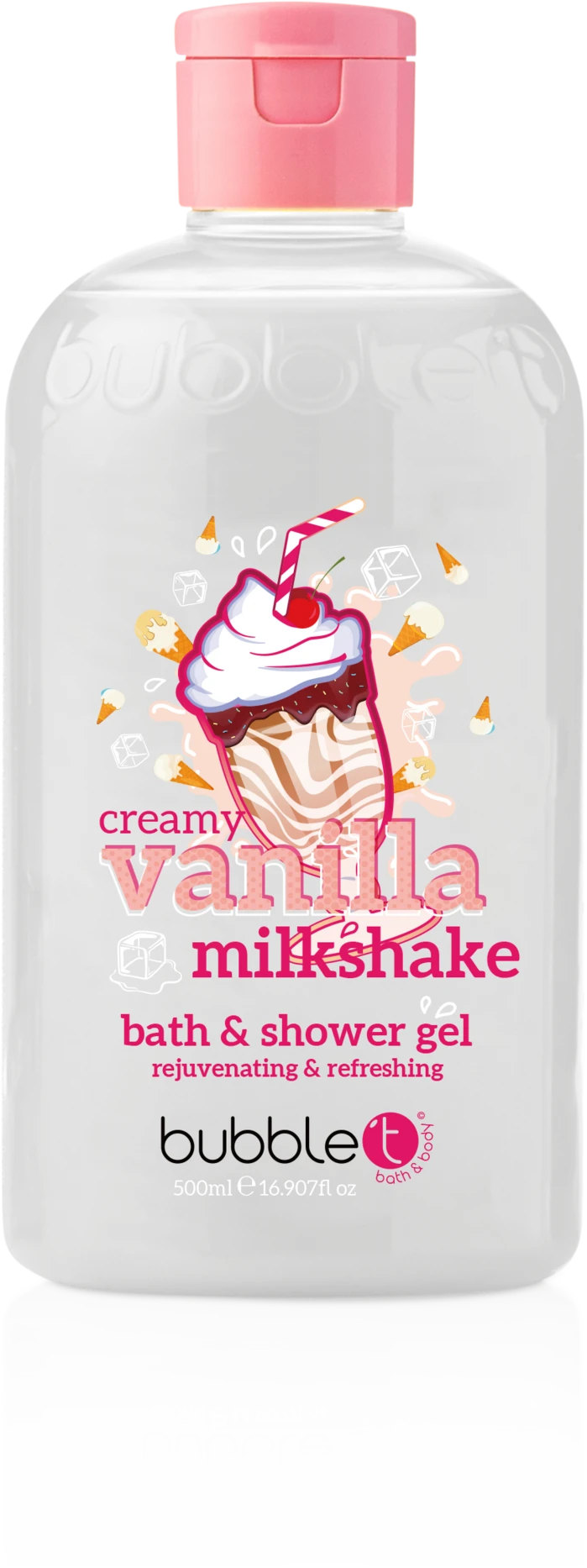 Bubble T Milkshake Vanille Bade- Und Duschgel 3 Bubble T Milkshake Vanille Bade- Und Duschgel