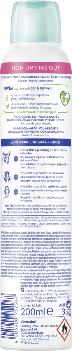 NIVEA Fresh Volume Trockenshampoo -Mandarina Duck Fragrances-Shop MAM 8629474 SHOP IMAGE 1.4