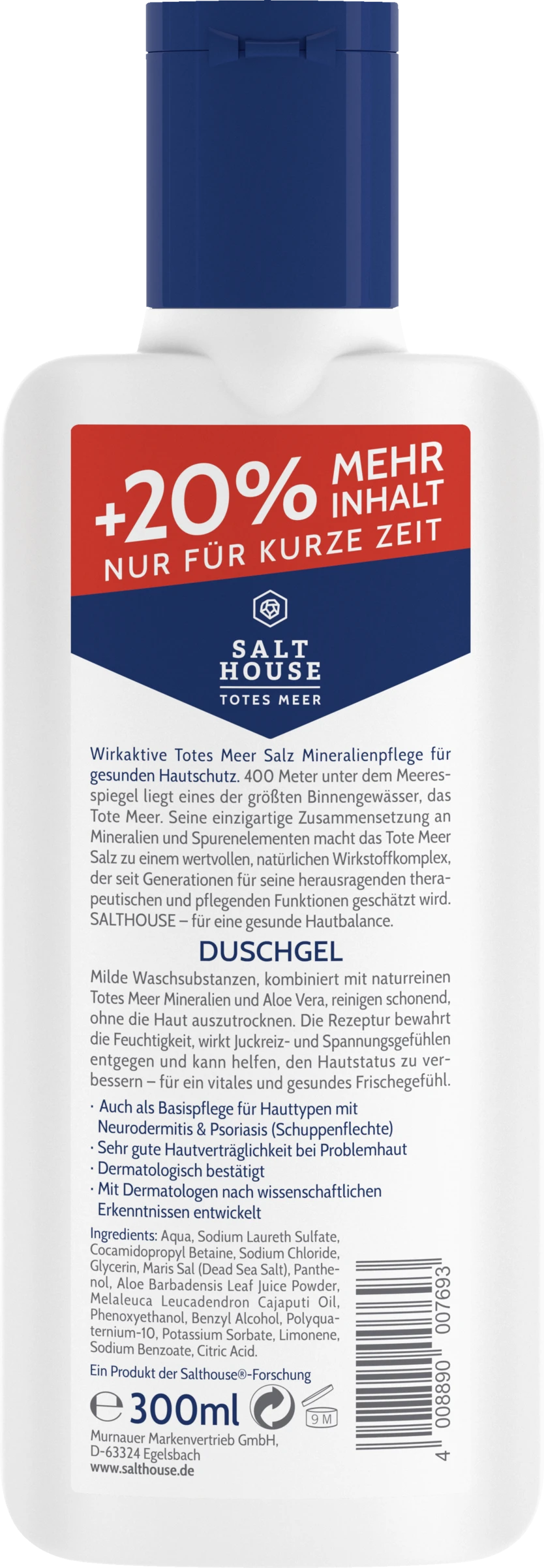 Salthouse Schonend Reinigendes Duschgel 4 Salthouse Schonend Reinigendes Duschgel – Bild 2