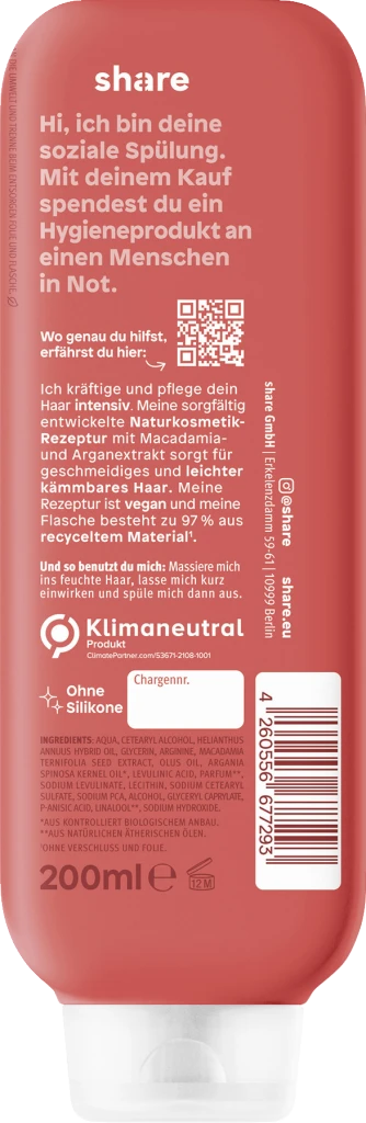 Share Naturals Spülung Repair 4 Share Naturals Spülung Repair – Bild 2