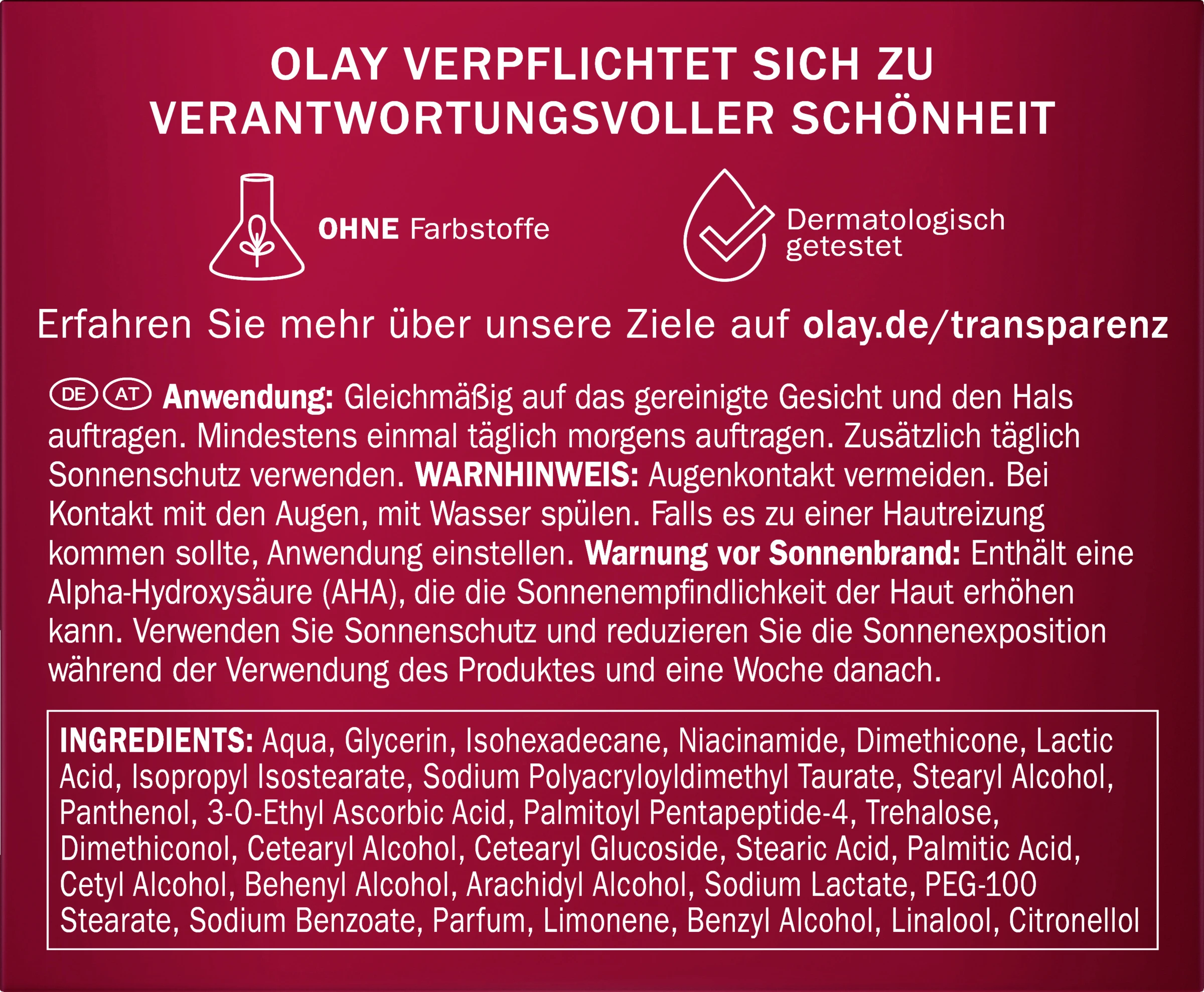 Olay Regenerist Gel-Creme AHA24 + Vitamin C 6 Olay Regenerist Gel-Creme AHA24 + Vitamin C – Bild 4