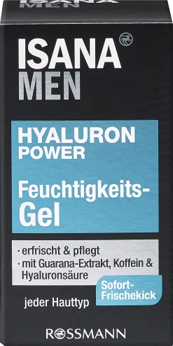 ISANA MEN Hyaluron Power Feuchtigkeits-Gel