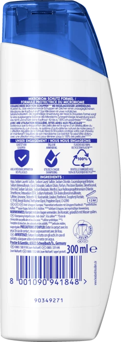 Head & Shoulders Anti Schuppen Shampoo Anti-Haarverlust -Mandarina Duck Fragrances-Shop MAM 8939678 SHOP IMAGE 1.4