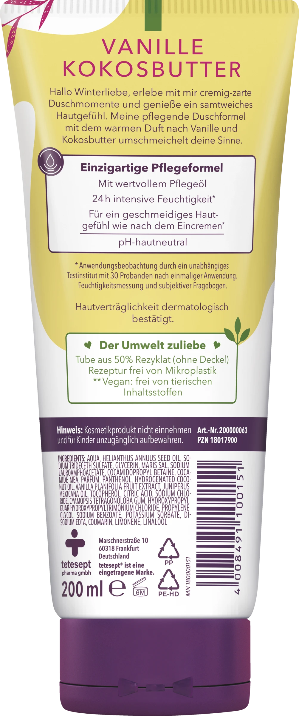 Tetesept Cremedusche Hallo Winterliebe 4 Tetesept Cremedusche Hallo Winterliebe – Bild 2