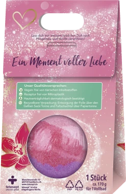 T By Tetesept Pflegender Sprudelball Ein Moment Voller Liebe -Mandarina Duck Fragrances-Shop MAM 9043211 SHOP IMAGE 1.4