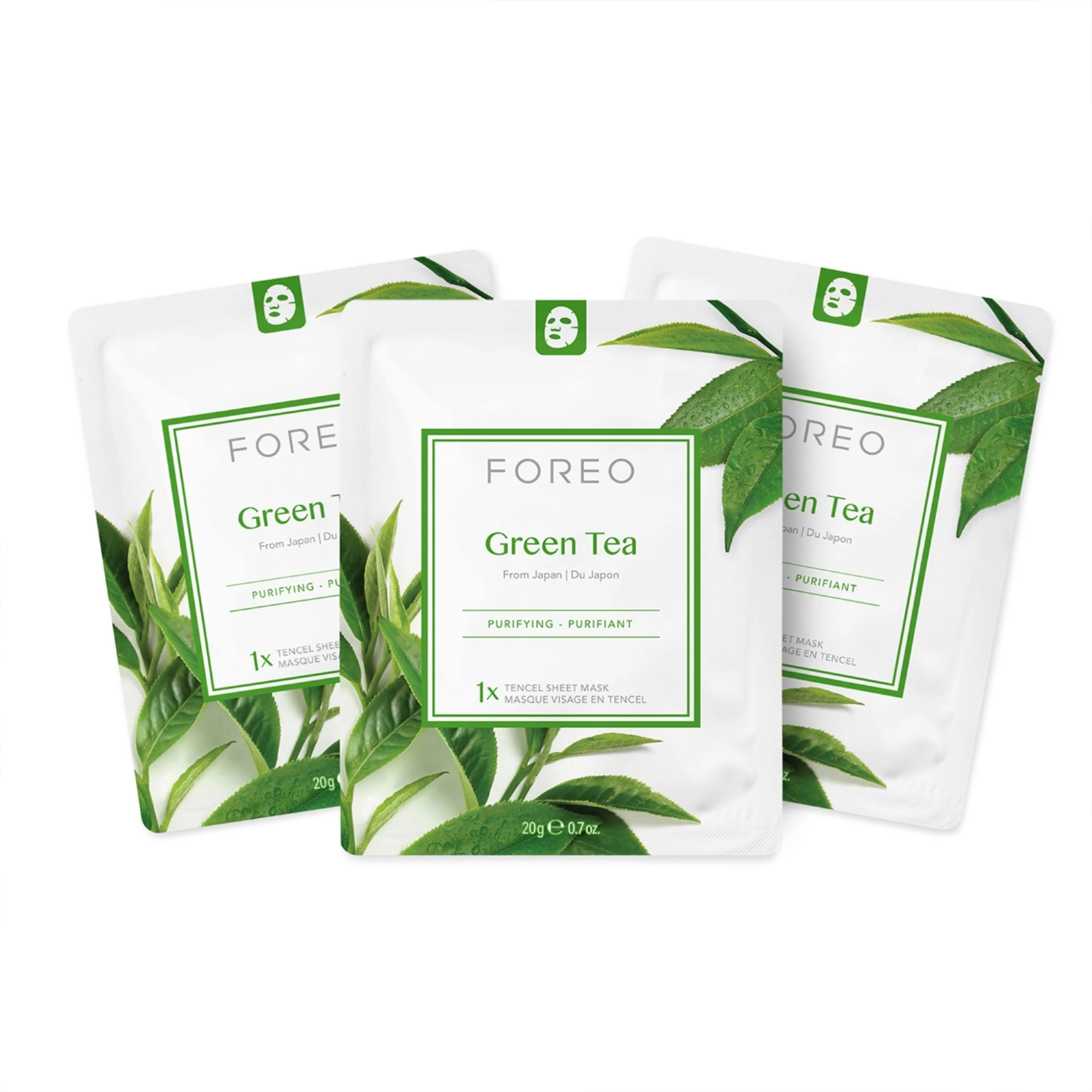 FOREO Farm To Face Collection Green Tea Maske 4 FOREO Farm To Face Collection Green Tea Maske – Bild 2