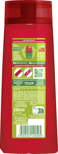 Garnier Fructis Goji Farb Power Kräftigendes Shampoo Für Coloriertes Haar -Mandarina Duck Fragrances-Shop MAM 9307920 SHOP IMAGE 1.4