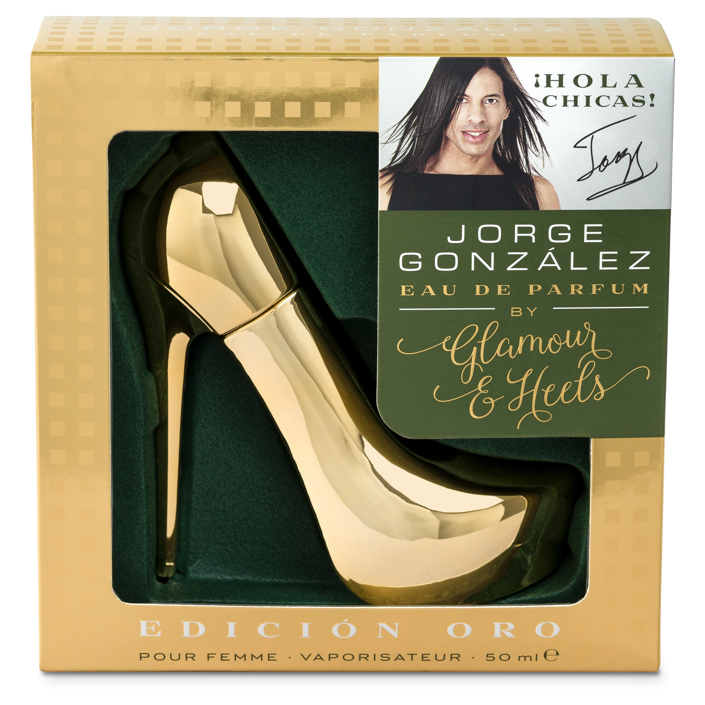 Jorge GONZÁLEZ By Glamour & Heels Edición Oro, EdP 50 Ml 4 Jorge GONZÁLEZ By Glamour & Heels Edición Oro, EdP 50 Ml – Bild 2