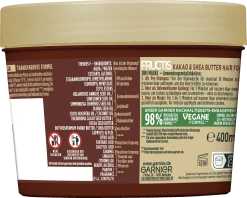 Garnier Fructis Definierendes Kakao Butter Hair Food 3in1 Maske 5 Garnier Fructis Definierendes Kakao Butter Hair Food 3in1 Maske -Mandarina Duck Fragrances-Shop MAM 9333077 SHOP IMAGE 1.4