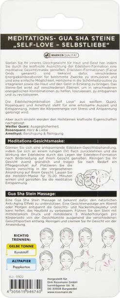 Alternative view of FOR YOUR Beauty Meditations- Gua Sha Steine "Self-Love"