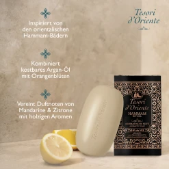 Tesori D'Oriente Aromatische Seife HAMMAM Arganöl & Orangenblüte -Mandarina Duck Fragrances-Shop MAM 9386544 SHOP IMAGE 1.4