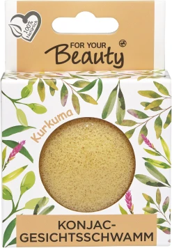 FOR YOUR Beauty Konjac-Gesichtsschwamm Kurkuma -Mandarina Duck Fragrances-Shop MAM 9603590 SHOP IMAGE 1.4
