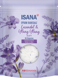 ISANA Epsom Badesalz Lavendel