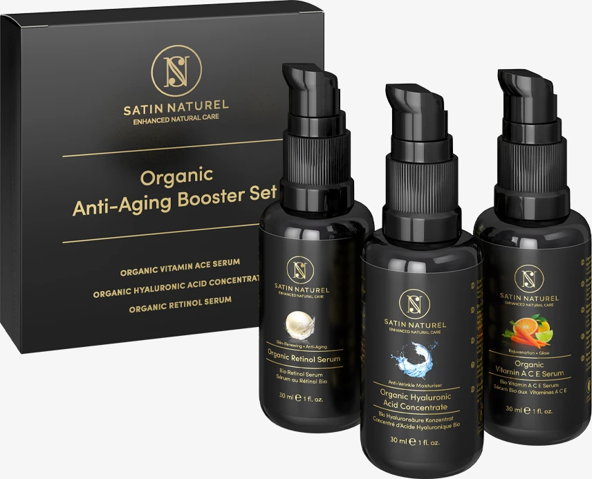 Satin Naturel Organic Anti-Aging Booster Set 3 Satin Naturel Organic Anti-Aging Booster Set