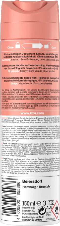 8x4 Deodorant Spray N°14 Floral Breeze -Mandarina Duck Fragrances-Shop MAM 9795978 SHOP IMAGE 1.4