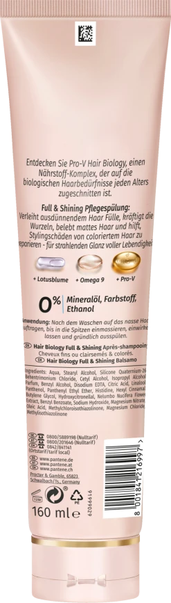 Hair Biology Pflegespülung Full & Shining -Mandarina Duck Fragrances-Shop MAM 9796604 SHOP IMAGE 2.3